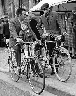 Boxall Prints: Cyclists, Brugge, Belgium, c1960s