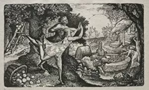 Edward Calvert Gallery: The Cyder Feast: A Vision of Joy and Thanksgiving, 1829. Creator: Edward Calvert (British