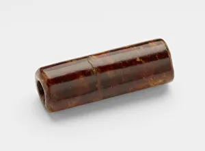 Cylindrical bead, Late Neolithic period, ca. 3300-2250 BCE. Creator: Unknown
