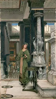 The Cymbal Player, 1872. Creator: Lawrence Alma-Tadema