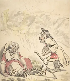 Cimon Gallery: Cymon and Iphigenia, 1796. Creator: James Gillray