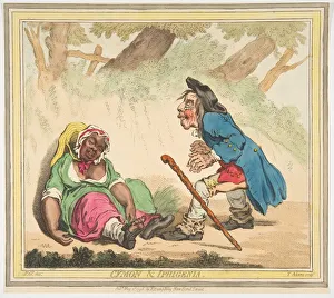 John Dryden Prints: Cymon and Iphigenia, May 2, 1796. Creator: James Gillray