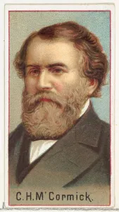 Souvenir Book Prints: Cyrus Hall McCormick, printers sample for the Worlds Inventors souvenir album (A25