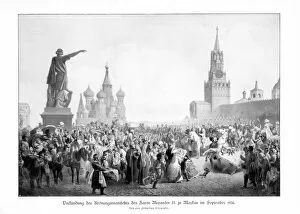 Aleksandr I Pavlovich Gallery: Czar Alexander II, Moscow, (september 1856), 1900