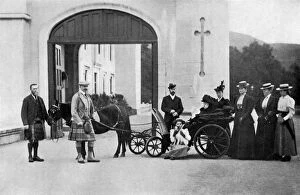 The Czars visit to Balmoral, 1896.Artist: W&D Downey