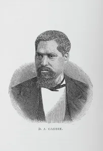 G M Rewell Company Prints: D. A. Gaddie, 1887. Creator: Unknown