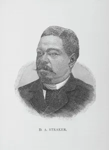 G M Rewell Company Prints: D. A. Straker, 1887. Creator: Unknown