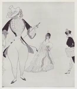 Androgynous Prints: D Albert in Search of his Ideals, 1897. Creator: Aubrey Beardsley