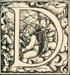 Art History Prints: D - An Alphabet by Hans Weiditz, c1520-1521, (1908). Creator: Hans Weiditz