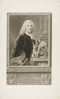 Botanist Prints: D. Christopher Jacob Trew, from Plantae Selectae, n.d. Creator: Johann Jacob Haid