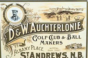 D & W Auchterlonie, Golf Club and Ball makers, Scottish, c1900 D & W Auchterlonie, Golf Club and Ball makers, Scottish, c1900