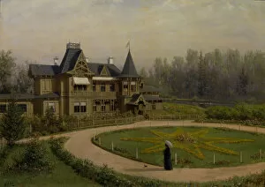 A Dacha, 1892. Artist: Lagorio, Lev Felixovich (1827-1905)