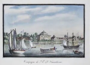 1824 Prints: The Dacha of Dmitry Lvovich Naryshkin at the Kamenny Island in Saint Petersburg, 1824