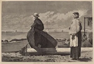 Dads Coming!, published 1873. Creator: Winslow Homer