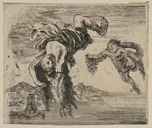 Daedalus and Icarus, from Game of Mythology (Jeu de la Mythologie), 1644