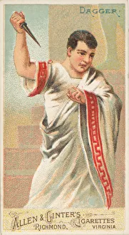 Metropolitan M Prints: Dagger, from the Arms of All Nations series (N3) for Allen & Ginter Cigarettes Brands