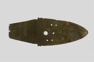 Jadejade Prints: Dagger-Blade (Ge), Shang dynasty (c. 1600-1046 B. C. ) reworked later. Creator: Unknown