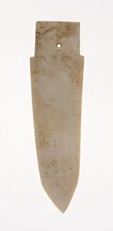 12th Century Bc Gallery: Dagger-Blade (ge), Shang dynasty (c.1600-1046), 13th-11th century B.C. Creator: Unknown