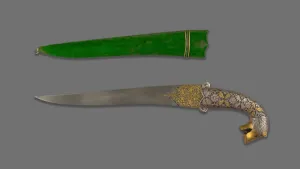 Dagger with Lion-Head Pommel, 17th/18th century. Creator: Unknown Dagger with Lion-Head Pommel, 17th/18th century. Creator: Unknown