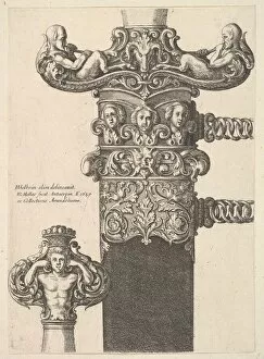 Wenceslaus And Xa0 Collection: Dagger and scabbard, 1645. Creator: Wenceslaus Hollar