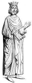Images Dated 6th November 2007: Dagobert I (603-689), Merovingian king, c16th century (1849)