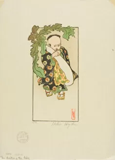 Daikon Gallery: The Daikon and the Baby, 1903. Creator: Helen Hyde