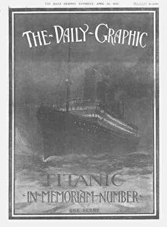 The Daily Graphic - Titanic-In-Memoriam-Number, front cover, April 20, 1912
