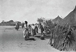 Senegalese Prints: Dakar. Le village noir; L'Ouest Africain, 1914. Creator: Unknown