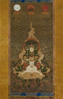 Hanging Scroll Prints: Dakini, 14th century. Creator: Unknown