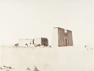 Teynard Gallery: Dakkeh (Pselcis), Vue Generale du Temple, 1851-52, printed 1853-54
