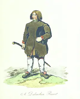 Porter Prints: A Dalecarlion Peasant, 1813. Creator: Joseph Constantine Stadler