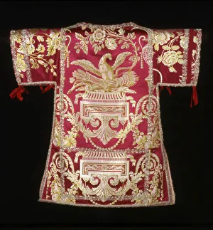 Thread Gallery: Dalmatic, France, c. 1785. Creator: Unknown
