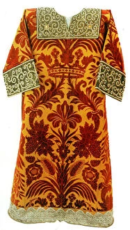 Ancient Russian Art Gallery: The Dalmatic, Mid of 17th cen.. Artist: Ancient Russian Art