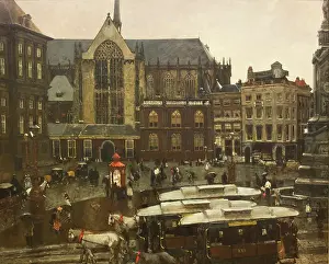 Breitner Prints: Dam Square, 1898. Creator: Breitner, George Hendrik (1857-1923)