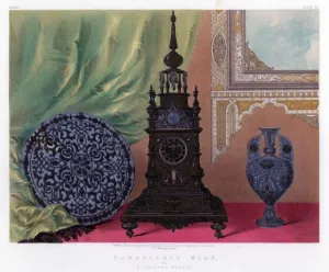 Damascened Work, 19th century. Artist: John Burley Waring