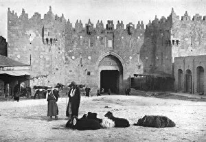 City Walls Collection: Damascus Gate, Jerusalem, Israel, 1926