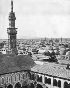 Damascus, Syria, late 19th century. Artist: John L Stoddard Damascus, Syria, late 19th century. Artist: John L Stoddard