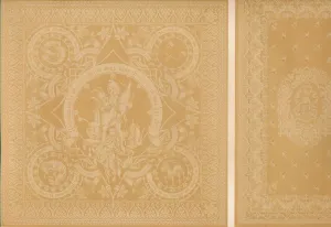 Robert Dudley Collection: Damask Linen by Mr C. Faber, Stuttgart and Messrs. Burre Bros. Dumferline, 1863