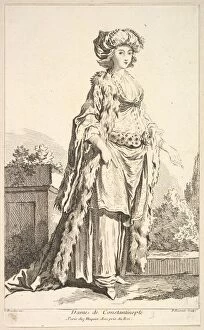 Chez Huquier Gallery: Dame de Constantinople, from Recueil de diverses fig.res etrangeres Inventé