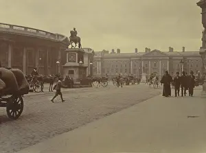 Lestrange Robert Augustus Henry Prints: Dame Street scene, College Green
