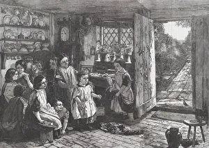 Pinafore Prints: The Dames Absence, from Illustrated London News, July 4, 1857