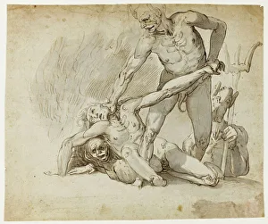 Mortimer John Hamilton Prints: The Damned in Hell, n.d. Creator: Unknown