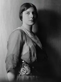 Damrosch, Polly, Miss, portrait photograph, 1914 Mar. 27. Creator: Arnold Genthe