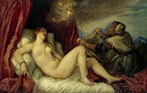 Reclining Prints: Danae, 1554. Creator: Titian