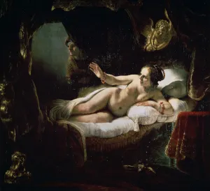 Danae Prints: Danae, 1636. Artist: Rembrandt Harmensz van Rijn