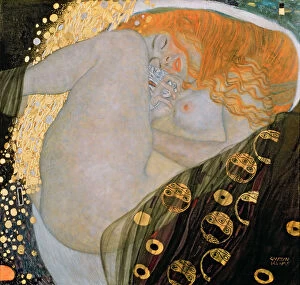 Images Dated 30th October 2013: Danae, 1907. Artist: Klimt, Gustav (1862-1918)