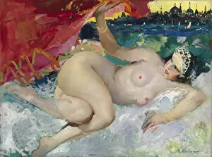 Danae. Artist: Malyavin, Filipp Andreyevich (1869-1940)