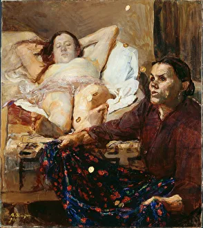 Nursemaid Prints: Danae. Artist: Slevogt, Max (1868-1932)