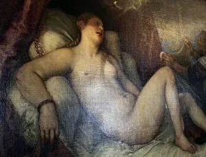 Danae Prints: Danae, c1554. Artist: Titian