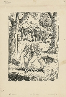 1928 Prints: Dance, 1928. Creator: Andrej Kovacik